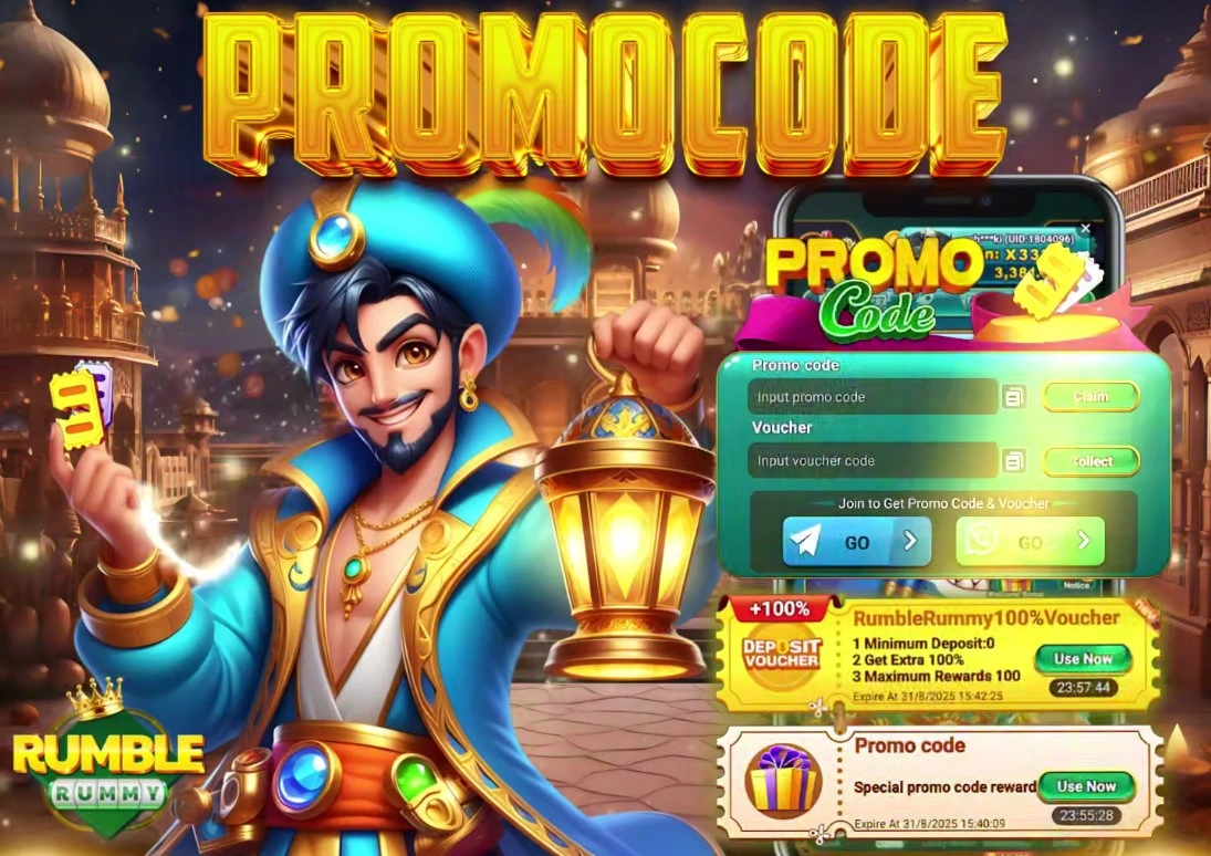 Rumble Rummy Game 2026 – Yono Game App Best Deposit Bonus